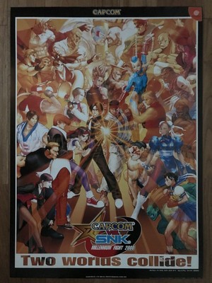 Capcom vs. SNK Millennium Fight 2000 promotional poster MIJ