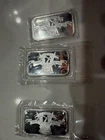 Lot Of 3 1 Oz .999 Silver Bullion