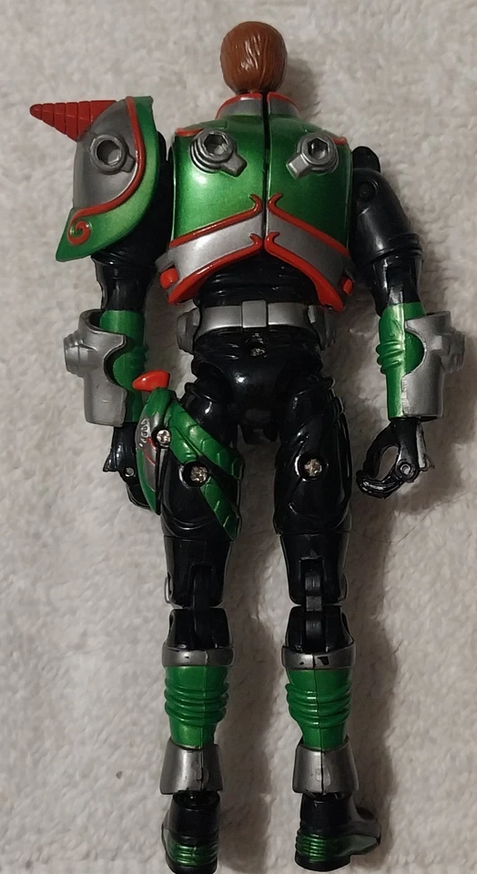 Kamen Rider Caballero Dragón Figura Camuflaje Bandai 2009 Foto 2 de 2