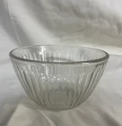 Set of 2 Pyrex Clear Glass 3 Cup Ribbed Mixing Bowl 7401-S