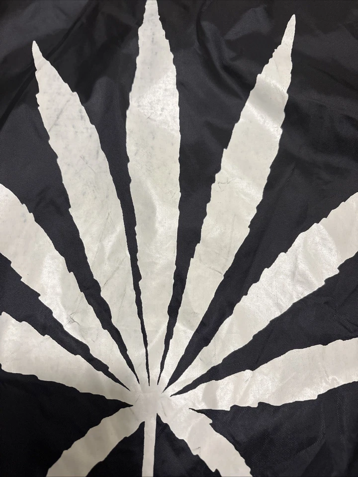 Chaqueta Bomber WACKO MARIA HIGH TIMES Nylon Poliéster Rayas Negra Rasta talla L Foto 4 de 4