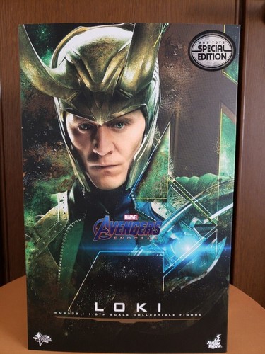 Hot Toys MMS579 Loki Figure Avengers Endgame Nuovo - Foto 1 di 4