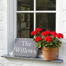 House name plaques for outside. 15cm x 10cm Personalised front door number signs