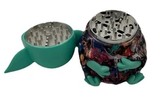 Yoda Big Size Cute Chubby Baby U Tobacco Herb Spice Grinder Smoke Crusher