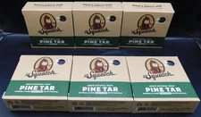 Lot Of 6 Dr. Squatch Men's Natural Soap Pine Tar Scent 5oz Ea New & Unused