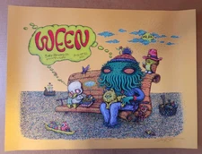 Marq Spusta “Ween Minneapolis 2021” Gold Edition Signed Print X/30 Surly Brewing