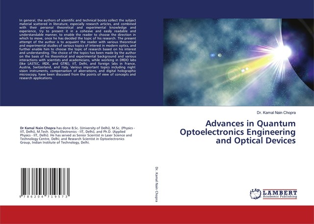 Advances in Quantum Optoelectronics Engineering And Optical Devices von ...