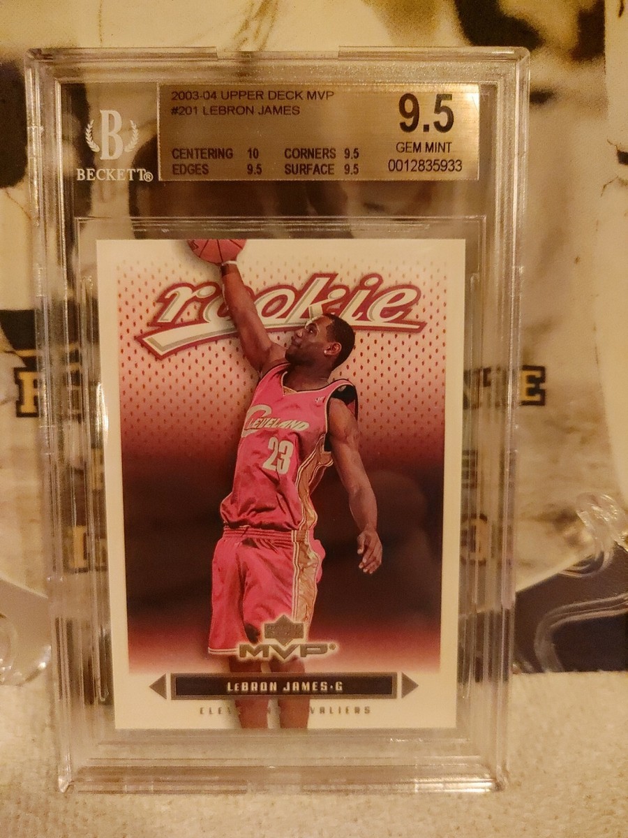 03-04 Upper Deck MVP レブロン 201 RC 2003-04 UPPERDECK MVP Lebron James RC BGS 9.5 Rookie #201 | eBay