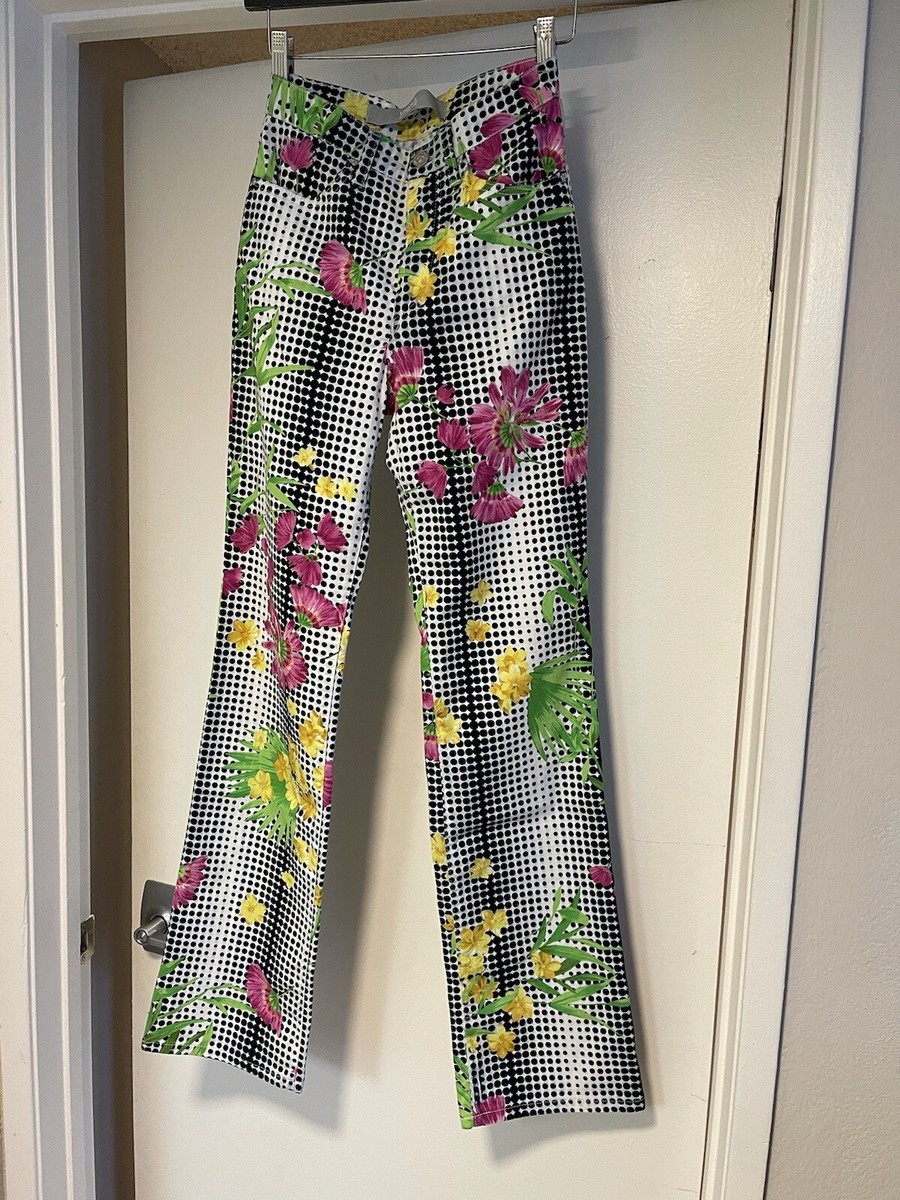 Versace Jeans Couture - Vintage Flower Jeans (Size 27). Please 
