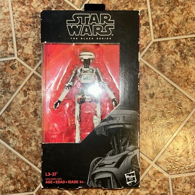 Star Wars The Black Series L3-37 6 Inch Action Figure Brand New in Box Great Con