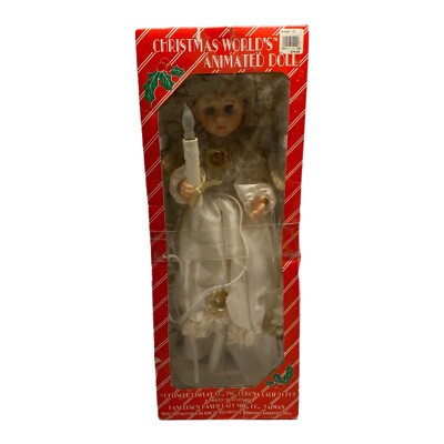 Christmas World's Animated Doll Angel 24” Ottinger Display Co