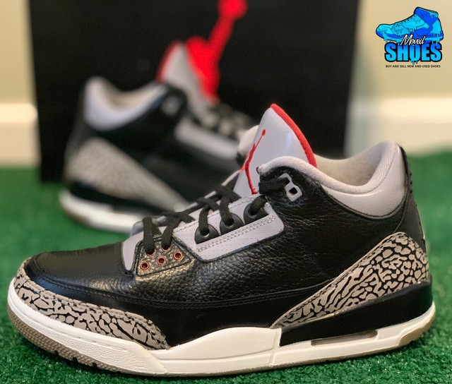 jordan retro 3 gray