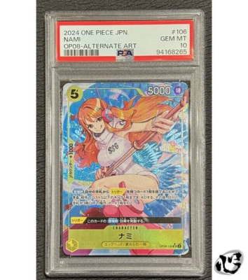 PSA 10 NAMI OP08-106 SR ALT ART ONE PIECE Card Japanese | eBay PSA 10 NAMI OP08-106 SR ALT ART ONE PIECE Card Japanese | eBay