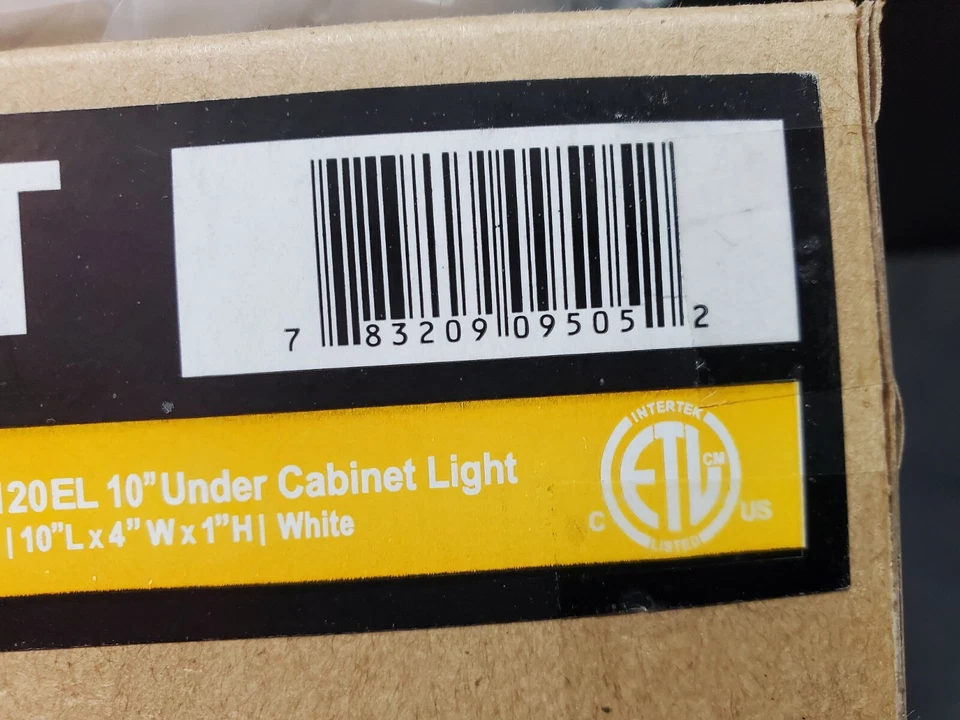 NUEVO Maxim Lighting 89958WT Bajo Gabinete Luz 10" Foto 3 de 3