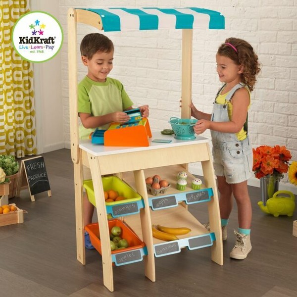 kids wooden market