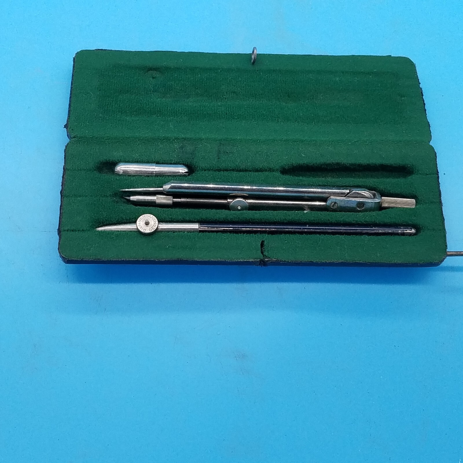 Vintage  Pocket Dietzgen  Drafting Tool Set with Case 1202-E Germany US Zone!!!