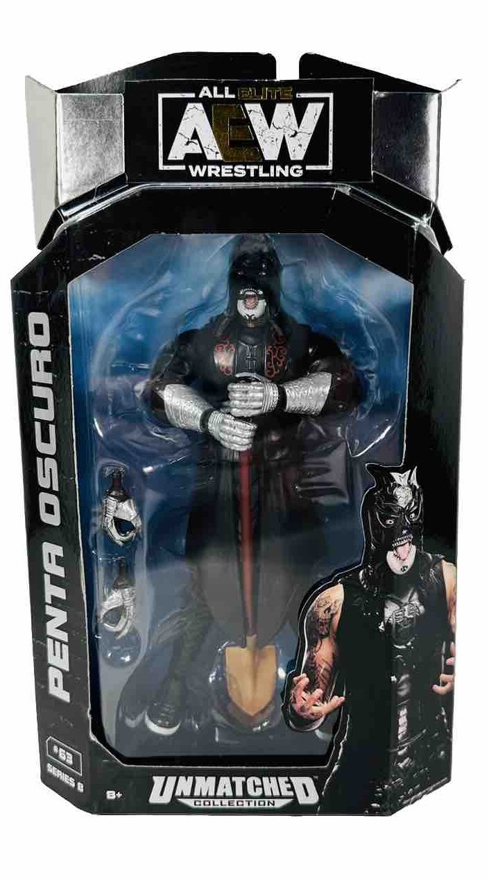AEW Unmatched Series 8 Penta Oscuro #63 Wrestling Figure Jazwares Pentagon 2024