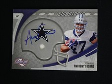 ANTHONY FASANO 2006 SWEET SPOT FOOTBALL SIGNATURES AUTO DALLAS COWBOYS