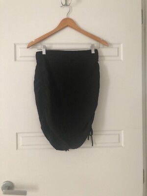 Winnie & Co Black Ruched Side Skirt - Size 10 - 5+ items free AU post