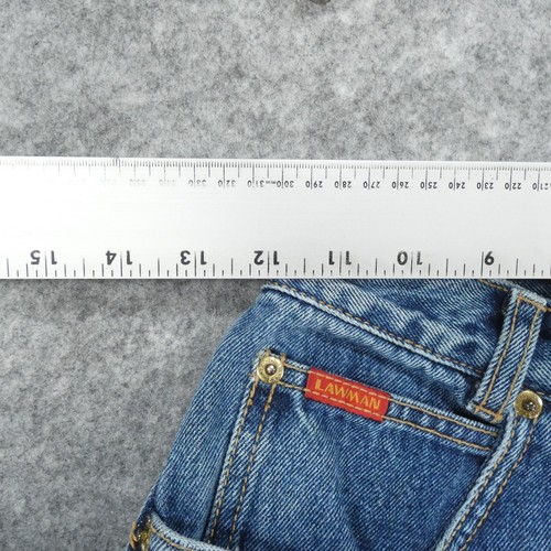 Vintage Lawman High Rise Jeans Womens 5 Juniors Superior Fit 90s Rodeo Western - Picture 8 of 16