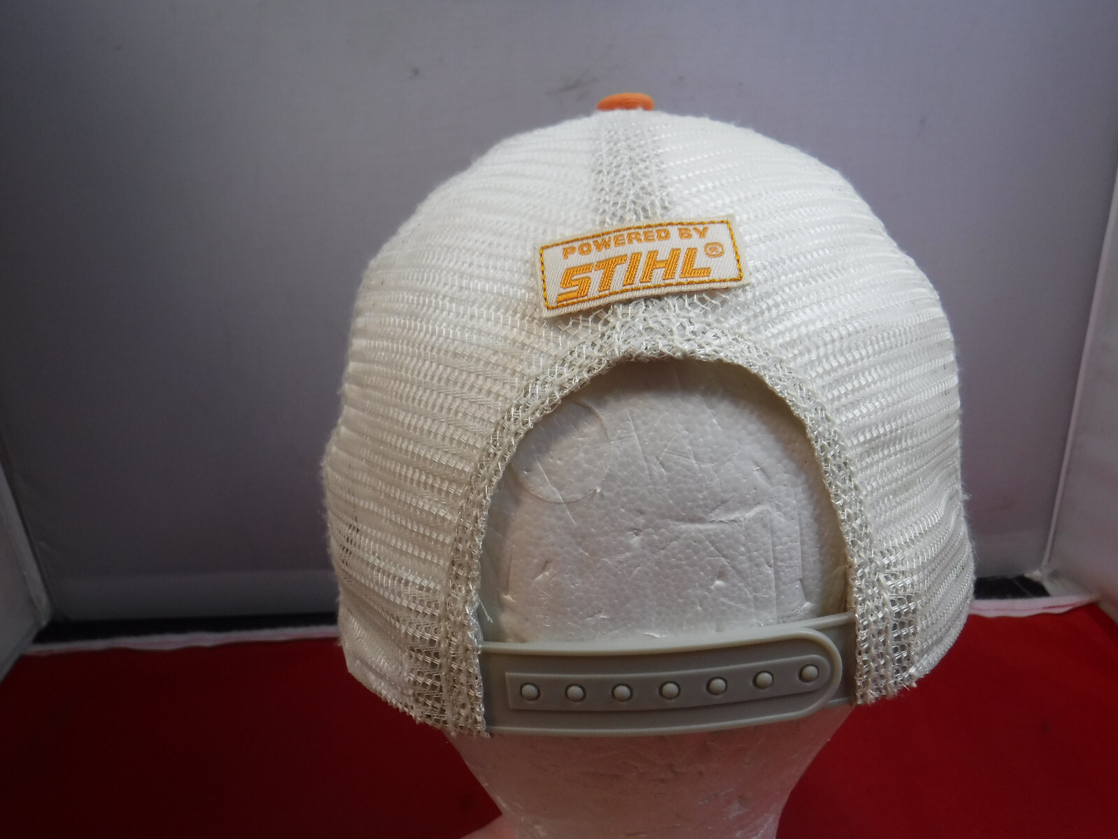 FC8 Orange White Mesh W/ Leather Patch Official S… - image 5