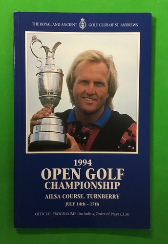 1994 British Open Golf Championship Program - Turnberry - Nick Price Winner - 第 1/3 張圖片