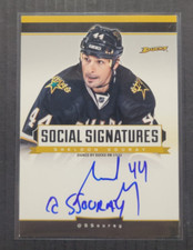 2013-14 Totally Certified Sheldon Souray Auto Social Signatures Ducks #SS-SS