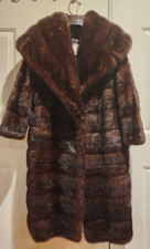 Vintage Rare Adolph Richman Lenobel Full Length Mink Fur Coat w/ Appraisal Cert
