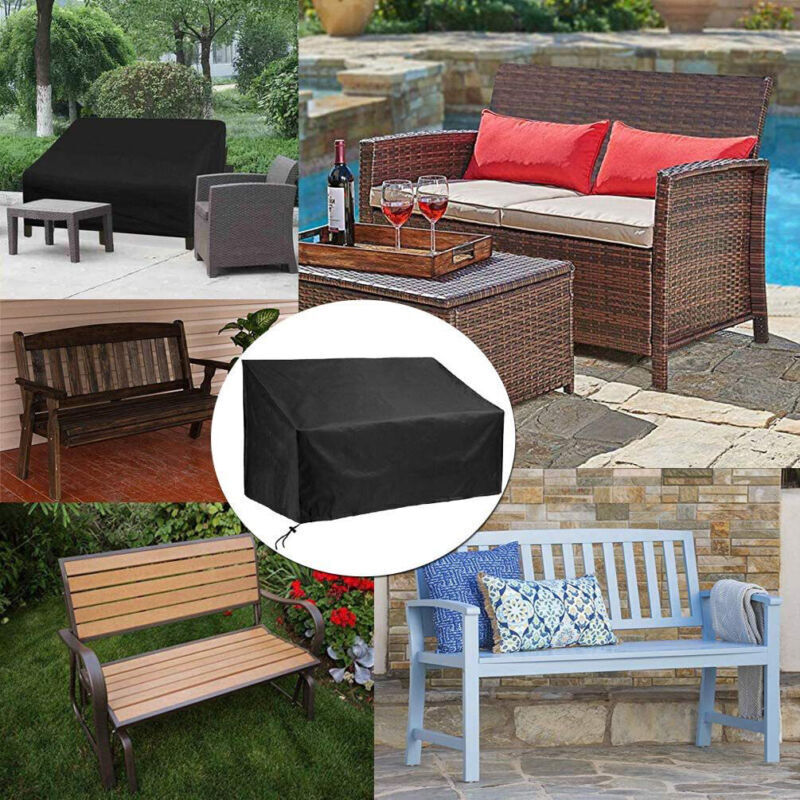 Heavy Duty Outdoor Waterproof Garden Bench Seat Cover For Furniture 2/3