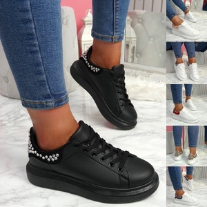 platform heel trainers