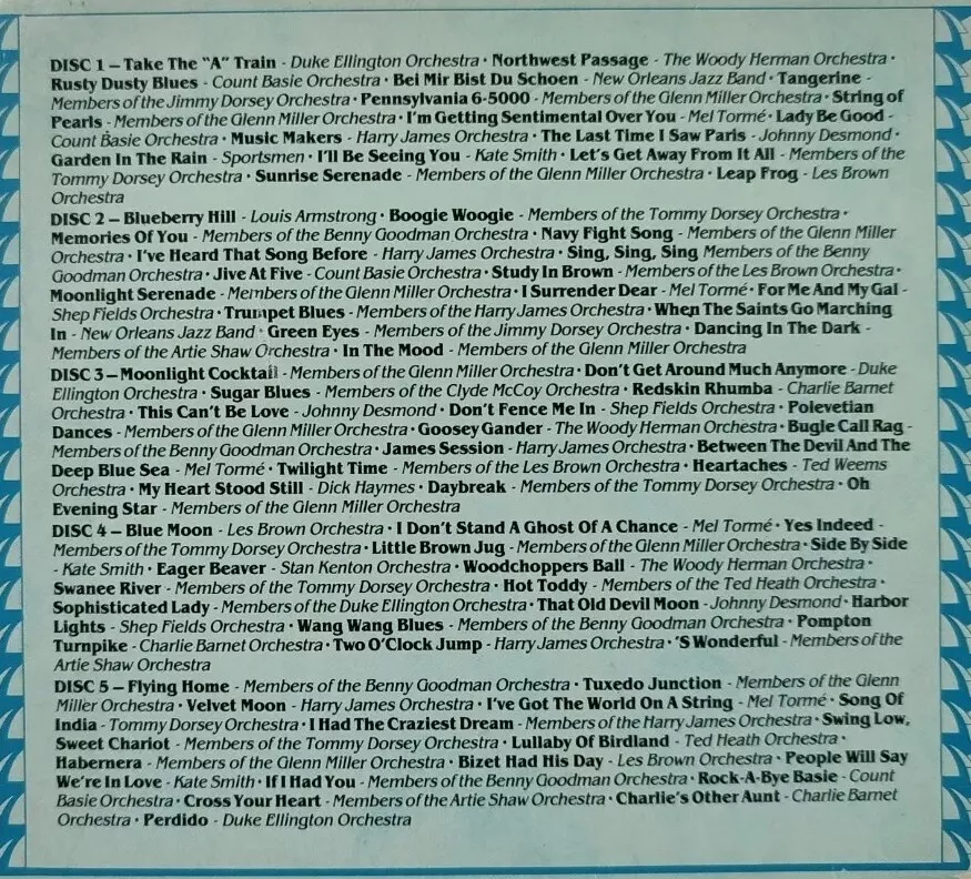 Various-The Big Band Era Volume 1 CD Box Set.1988 Michele CDB 104.Mel Torme+ - Image 2 of 4