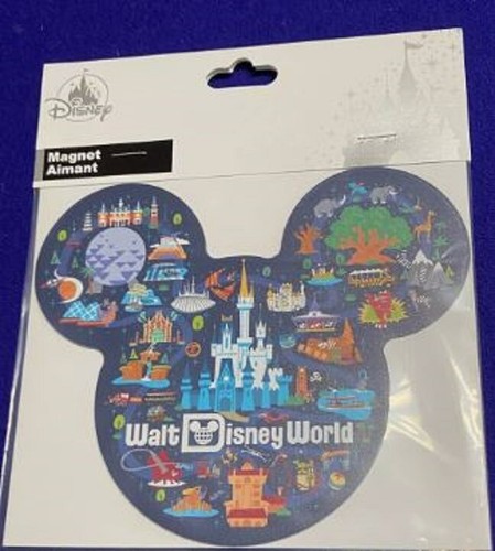 Walt Disney World Park Life Mickey 4 Parks Magnet New