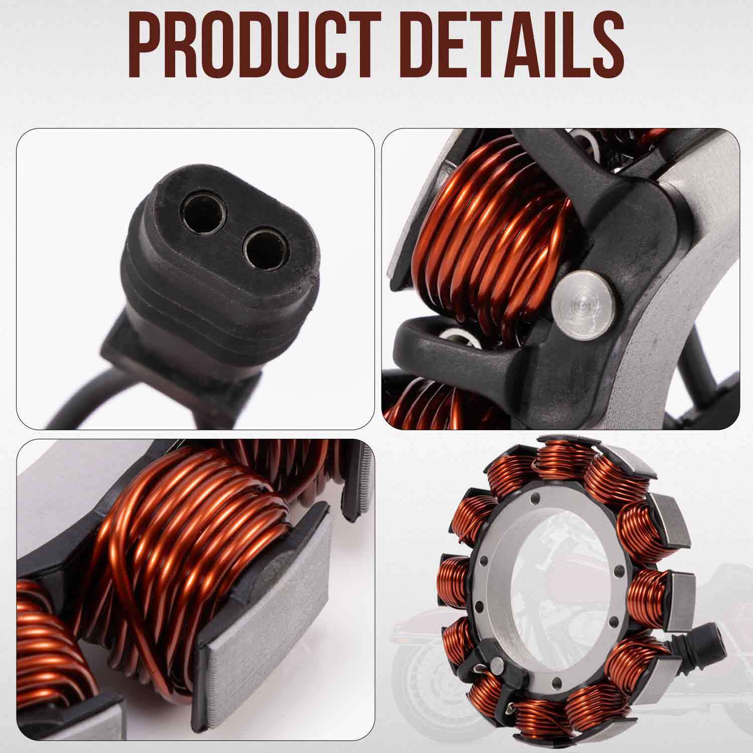 Spiral Life 「A Generation 1993-1996」 Stator Magneto Generator Coil For Harley Wide Glide FXDWG 1993