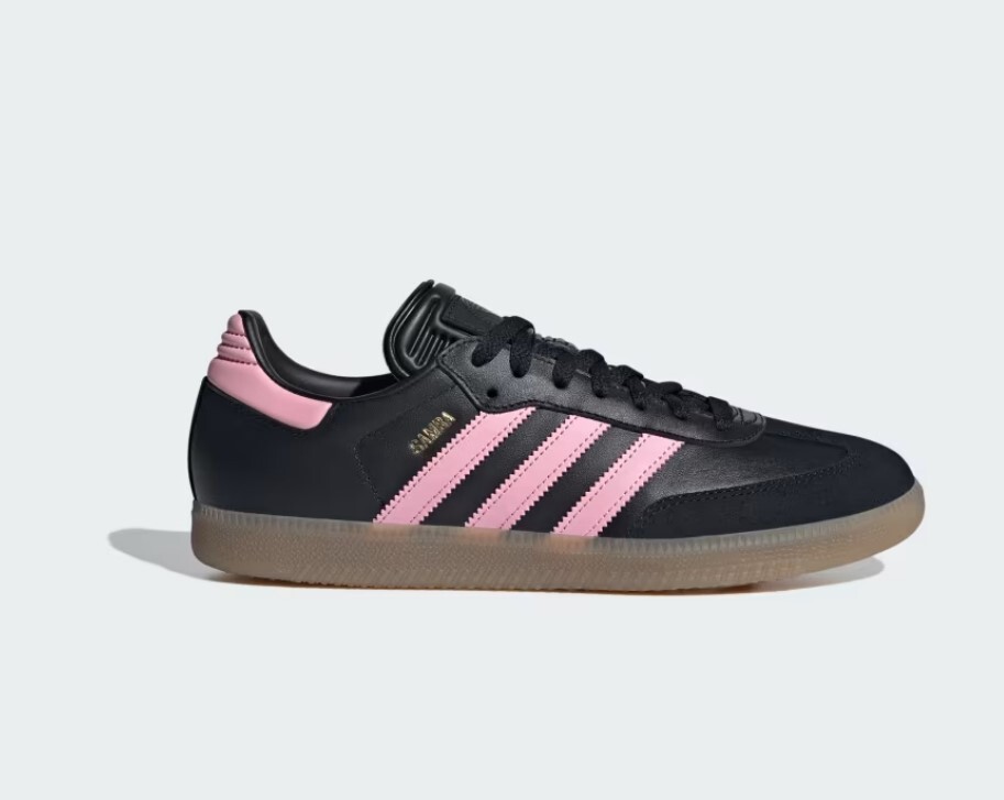 adidas Originals Samba Inter Miami CF Core Black Light Pink IH8157  MEN'S SHOES