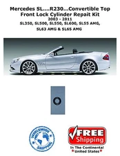 03-11 Mercedes SL500 SL550 SL55 SL65 R230 Hydraulic Cylinder Roof Repair Kit