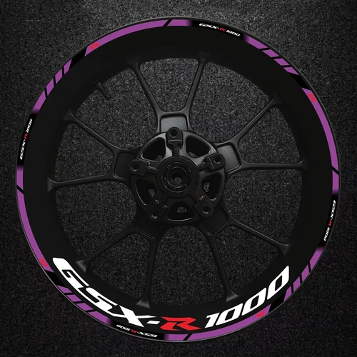 For SUZUKI GSX-R1000 GSXR 1000 Wheel Hub Rim Decorative Decal Reflective Sticker - Picture 11 of 34