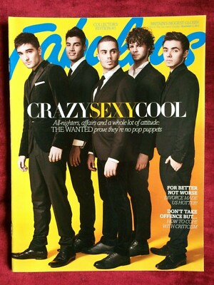 THE WANTED rare UK FABULOUS magazine 2012 Louisa Lytton Model Jelena Lily Allen