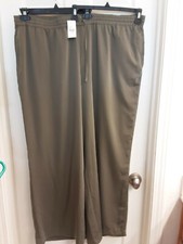 Lane Bryant Pants, Women's plus sz 22/24 olive green silky Cimfort Casua NWT 70