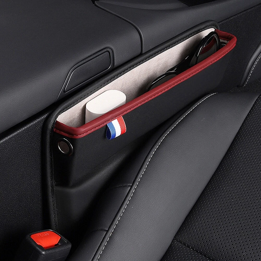 2PCS Car Seat Gap Filler - Elastic Car Seat Gap Filler Organizer Universal  for Car Truck Suv Between Seat and Console - Prevent Items from Droping 