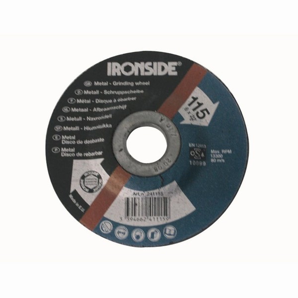 Schruppscheibe 115/6Mm Metall Schleifscheibe Werkzeug Metallbearbeitung Heimwerk-image
