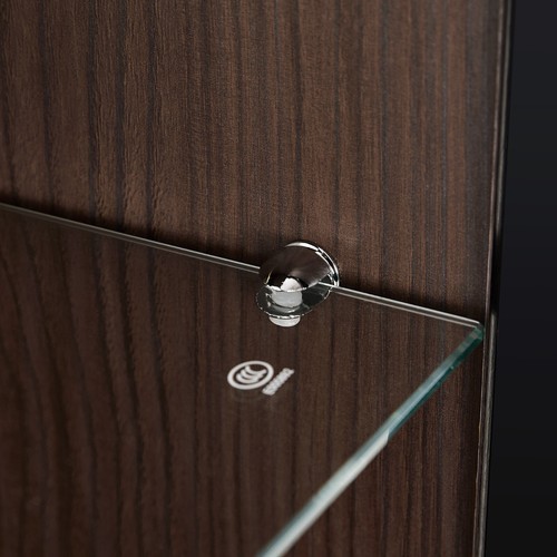 51.2'' Tall Lighted Display Cabinet with Tempered Glass Door, Metal Frame LED Cu - Picture 14 of 18