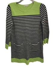 Eliza J Long Sleeve Sweater Dress Pockets Size Small
