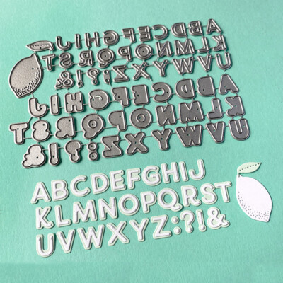 Letter Number Metal Cutting Dies Scrapbooking Paper Mould Blade Punch Stencils 