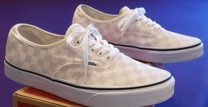 checkerboard vans authentic ebay