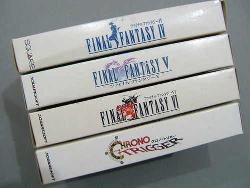Final Fantasy IV V VI & Chrono Trigger Set SFC Super Famicom w/ Box Japan Rare - Picture 2 of 3