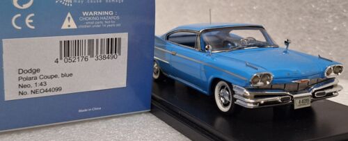 Dodge Polara 2-Door Hardtop Coupe MKI 1960 Blue 1:43 Neo NEO44099 RARITY!!! - Picture 9 of 17