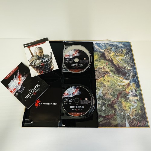 The Witcher III Wild Hunt PC-DVD ROM Game 4 Discs With Booklet And Soundtrack - Picture 4 of 6