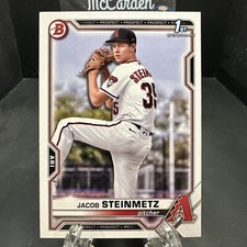 2021 Bowman Draft Jacob Steinmetz #BD-83 Arizona Diamondbacks