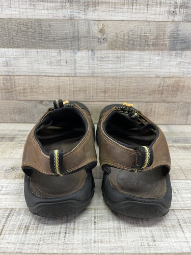KEEN Newport Brown Bison Hiking Sport Water Leather Sandals Men’s sz 10 - Picture 7 of 9