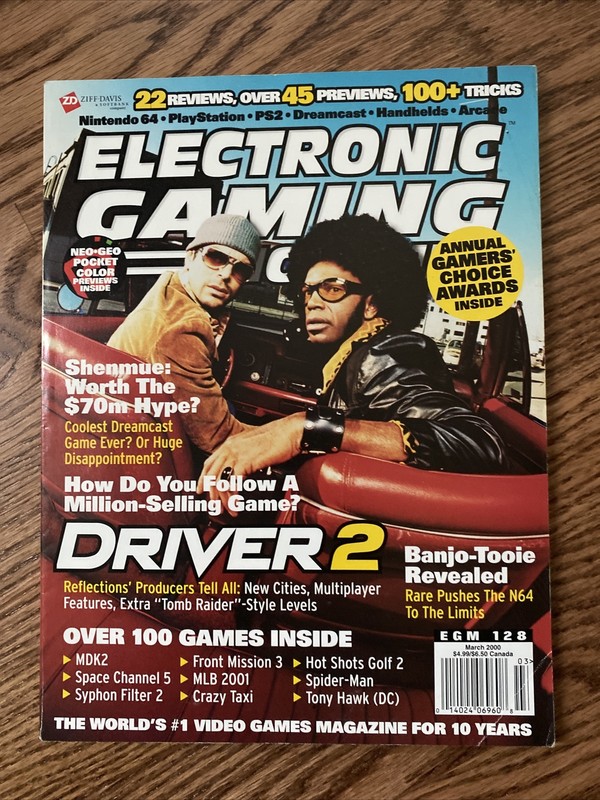 0014024069608 Electronic Gaming Monthly Magazine March 2000 Driver 2
